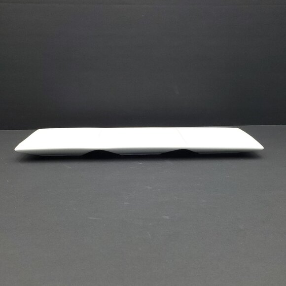 Williams Sonoma Marketplace White Divided Appetizer Tray Relish Serving Dish - Picture 4 of 6